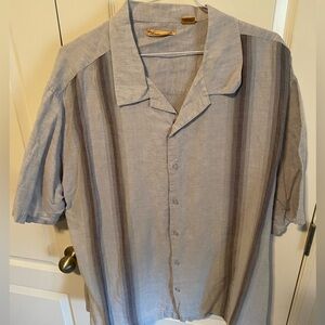 Men's The Havana Co. Button Down Shirt 
Sz 3XLT